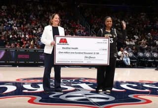 Monumental Sports & Entertainment and MedStar Health Celebrate $1.1 Million Gift to Services Supporting Women, Infants, and Community Pediatrics