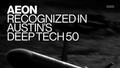 Aeon Industrial Named to 2026 Austin Deep Tech 50