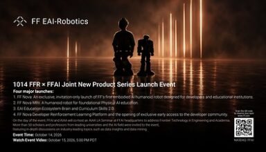 FF EAI Robotics Ecosystem Inc. (NASDAQ: FFR) Highlights Faraday Future Announcement: This Week's Investor Weekly Report from YT Jia Rescheduled to October 14; FFR and FFAI to Host Joint New Product Launch Event on October 14
