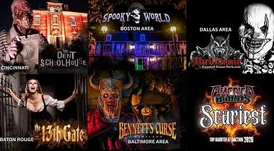 Five Haunts, Five Very Different Ways to Get Scared