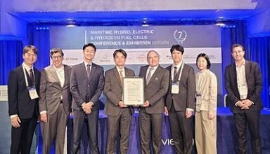 Hanwha Power Receives ABS Approval in Principle for 1,700 TEU Battery-Powered Containership Design